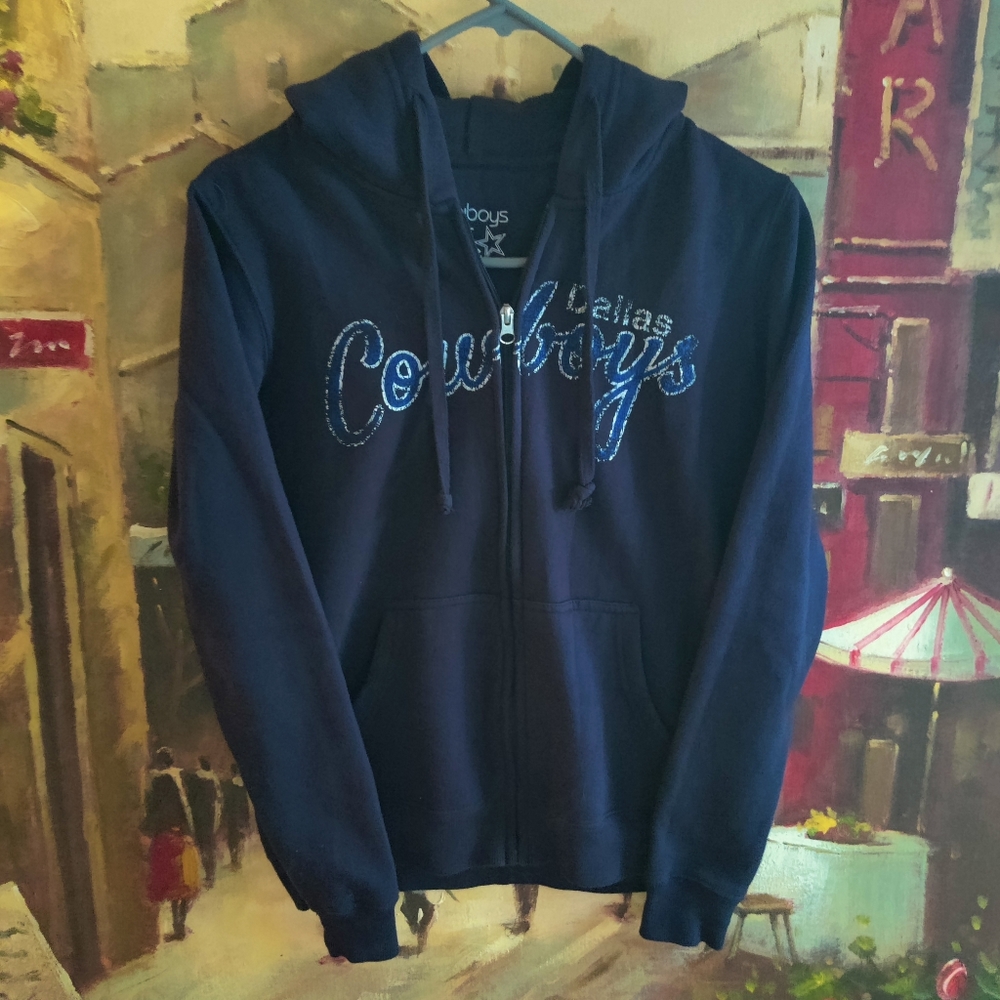 Cowboys zip up hoodie